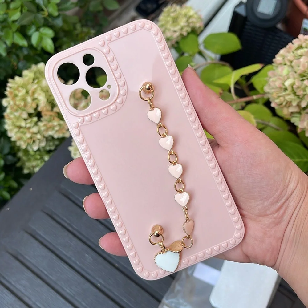 Pink Heart - IPhone Pro Max 12 Phone Case